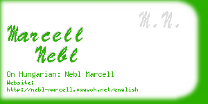 marcell nebl business card